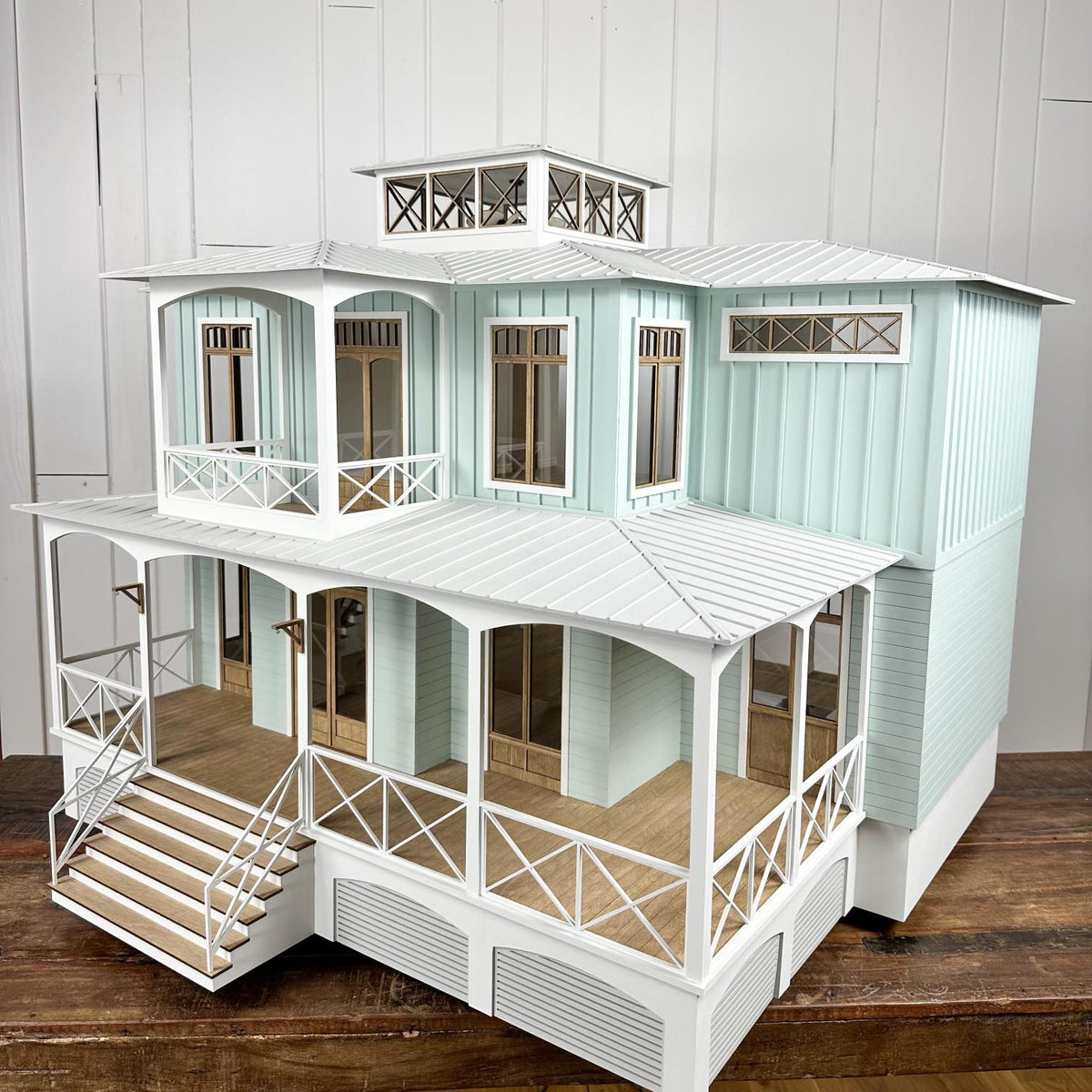 The Hampstead: Modern Coastal Home Kit in 1:12 Scale