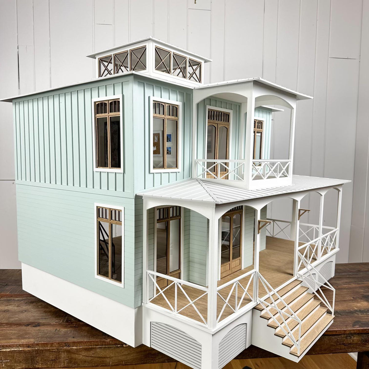 The Hampstead: Modern Coastal Home Kit in 1:12 Scale