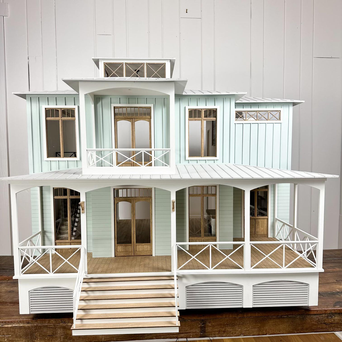 The Hampstead: Modern Coastal Home Kit in 1:12 Scale