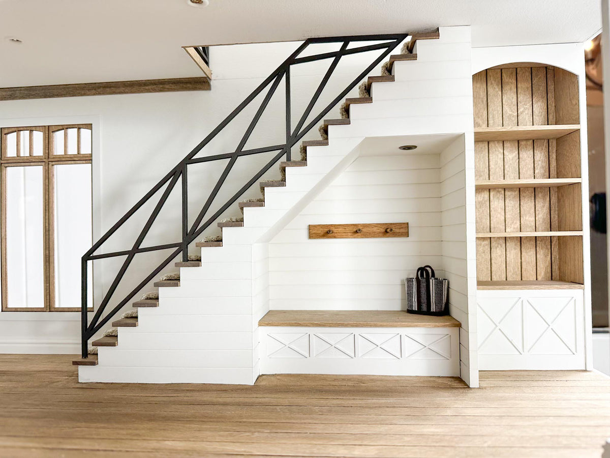 The Hampstead: Modern Coastal Home Kit in 1:12 Scale