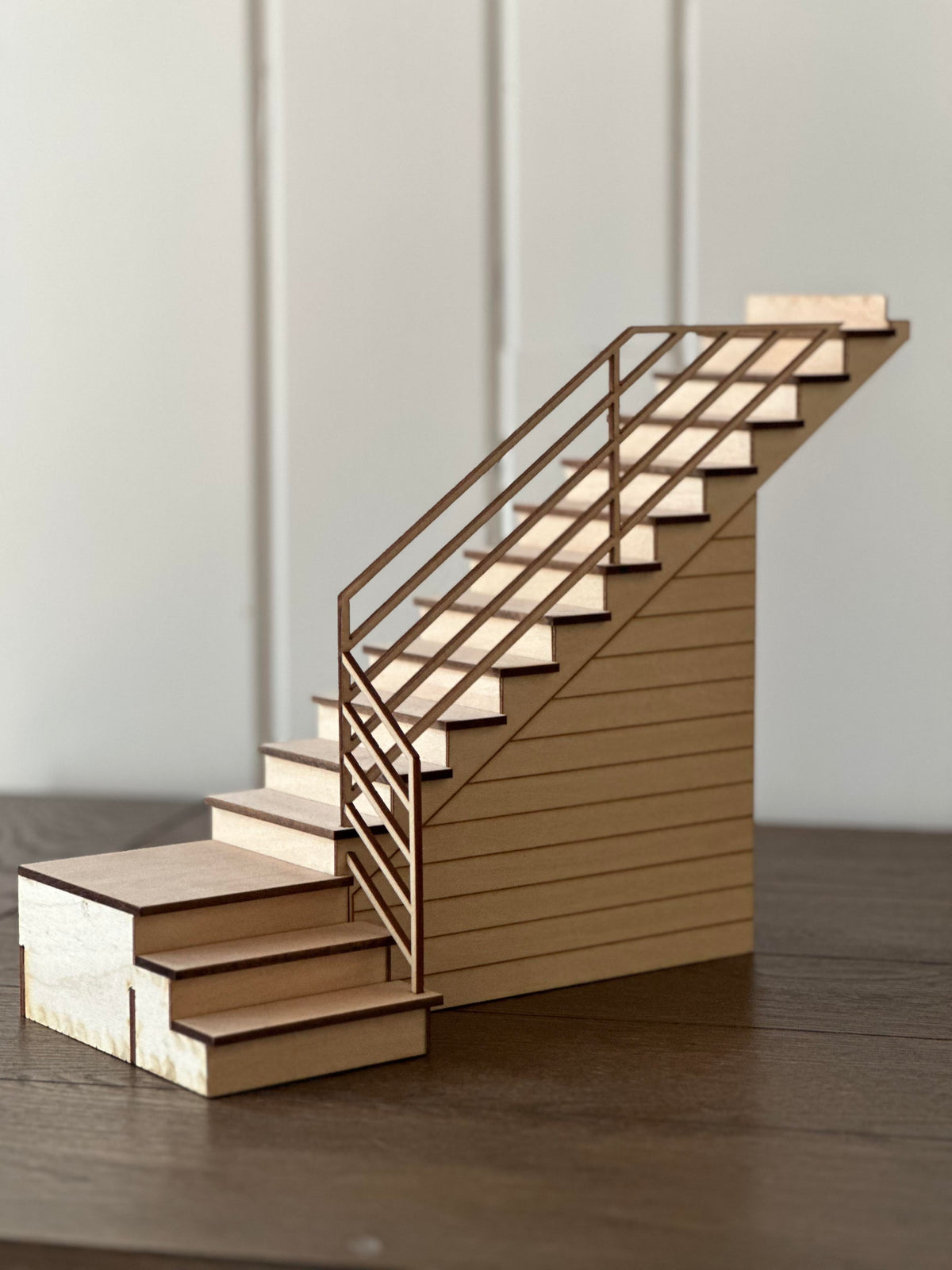 Stair Kit - 1/12 Scale - Shiplap