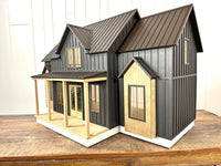 The Abilene: Modern Farmhouse Kit in 1:12 Scale