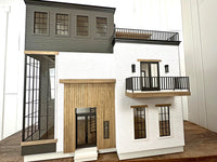 The Evanston: Modern Townhouse Kit in 1:12 Scale