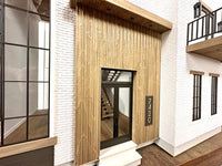 The Evanston: Modern Townhouse Kit in 1:12 Scale