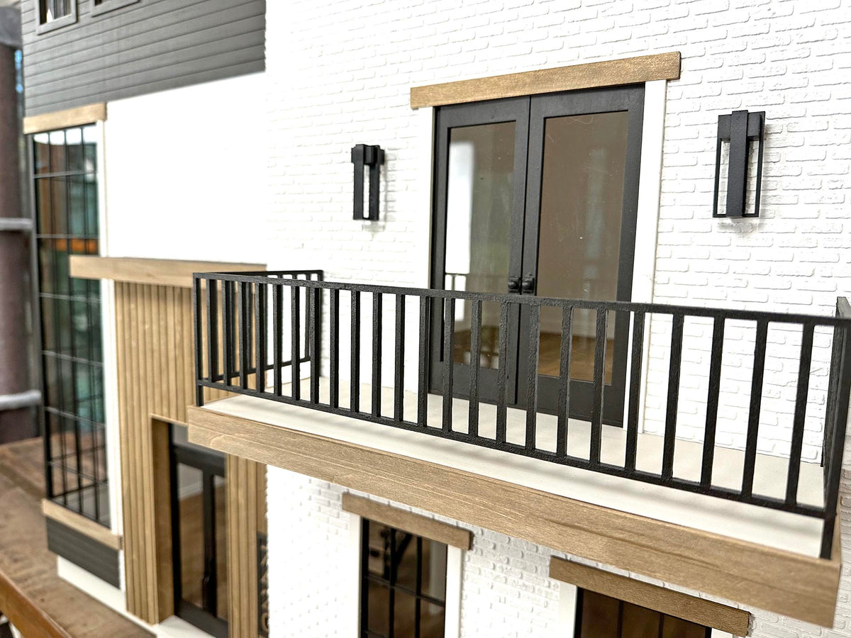 The Evanston: Modern Townhouse Kit in 1:12 Scale