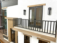 The Evanston: Modern Townhouse Kit in 1:12 Scale