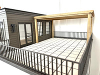 The Evanston: Modern Townhouse Kit in 1:12 Scale