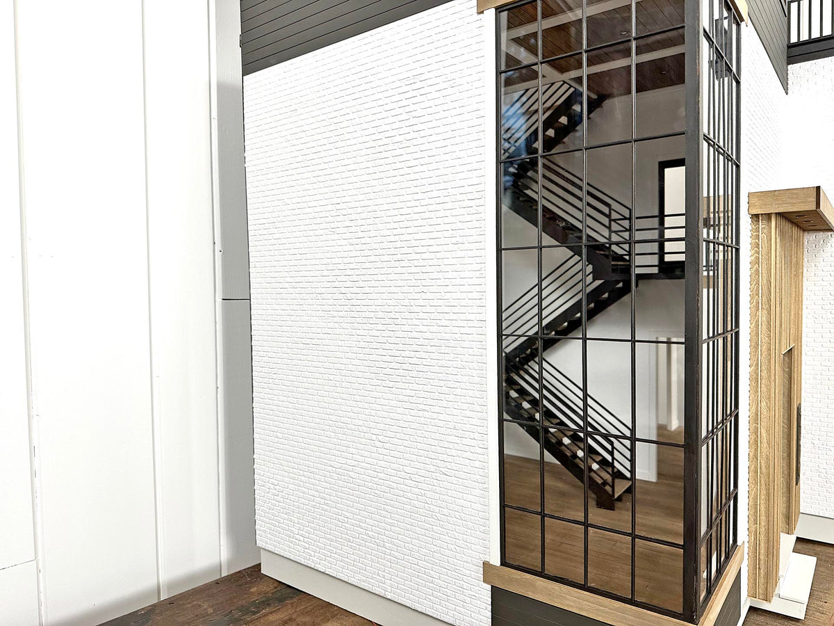 The Evanston: Modern Townhouse Kit in 1:12 Scale