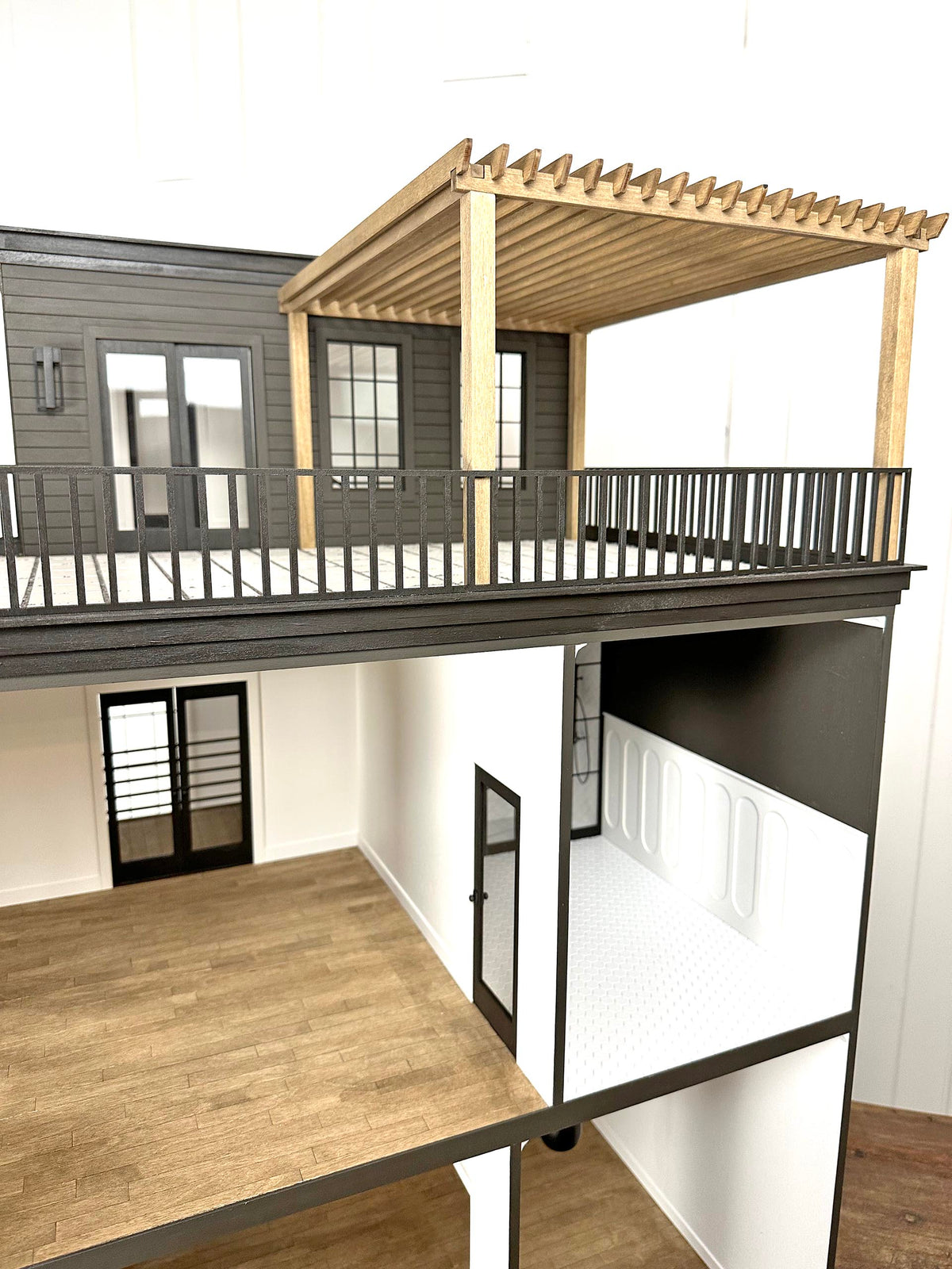 The Evanston: Modern Townhouse Kit in 1:12 Scale