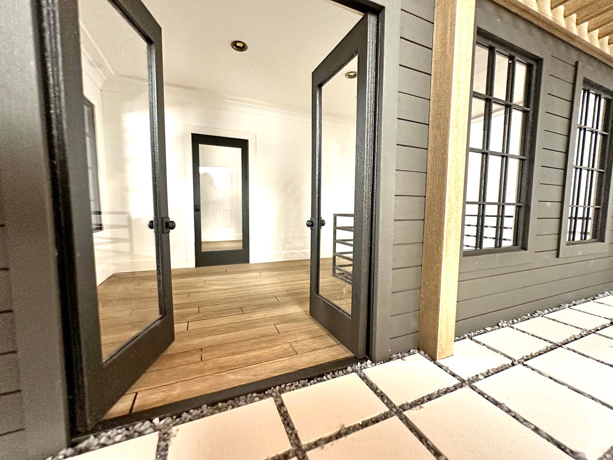 The Evanston: Modern Townhouse Kit in 1:12 Scale