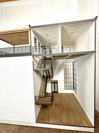 The Evanston: Modern Townhouse Kit in 1:12 Scale