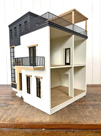 The Evanston: Modern Townhouse Kit in 1:24 Scale