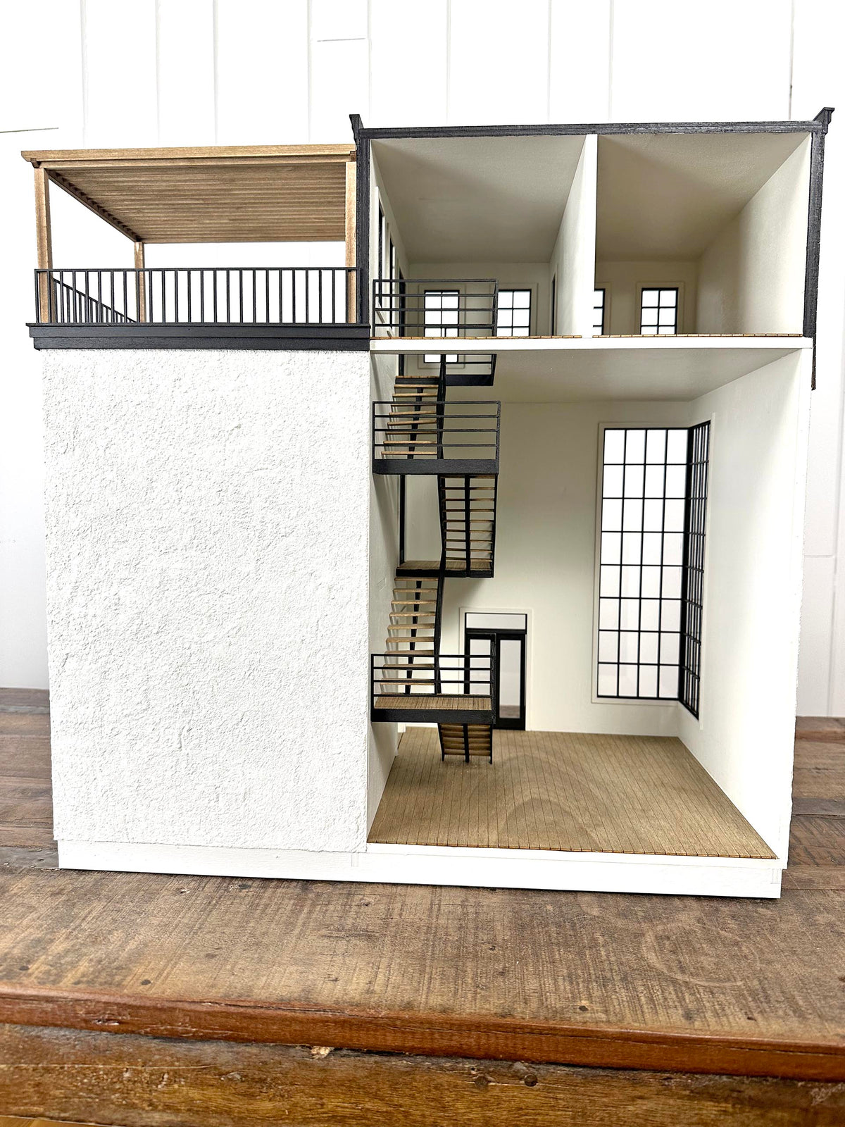 The Evanston: Modern Townhouse Kit in 1:24 Scale