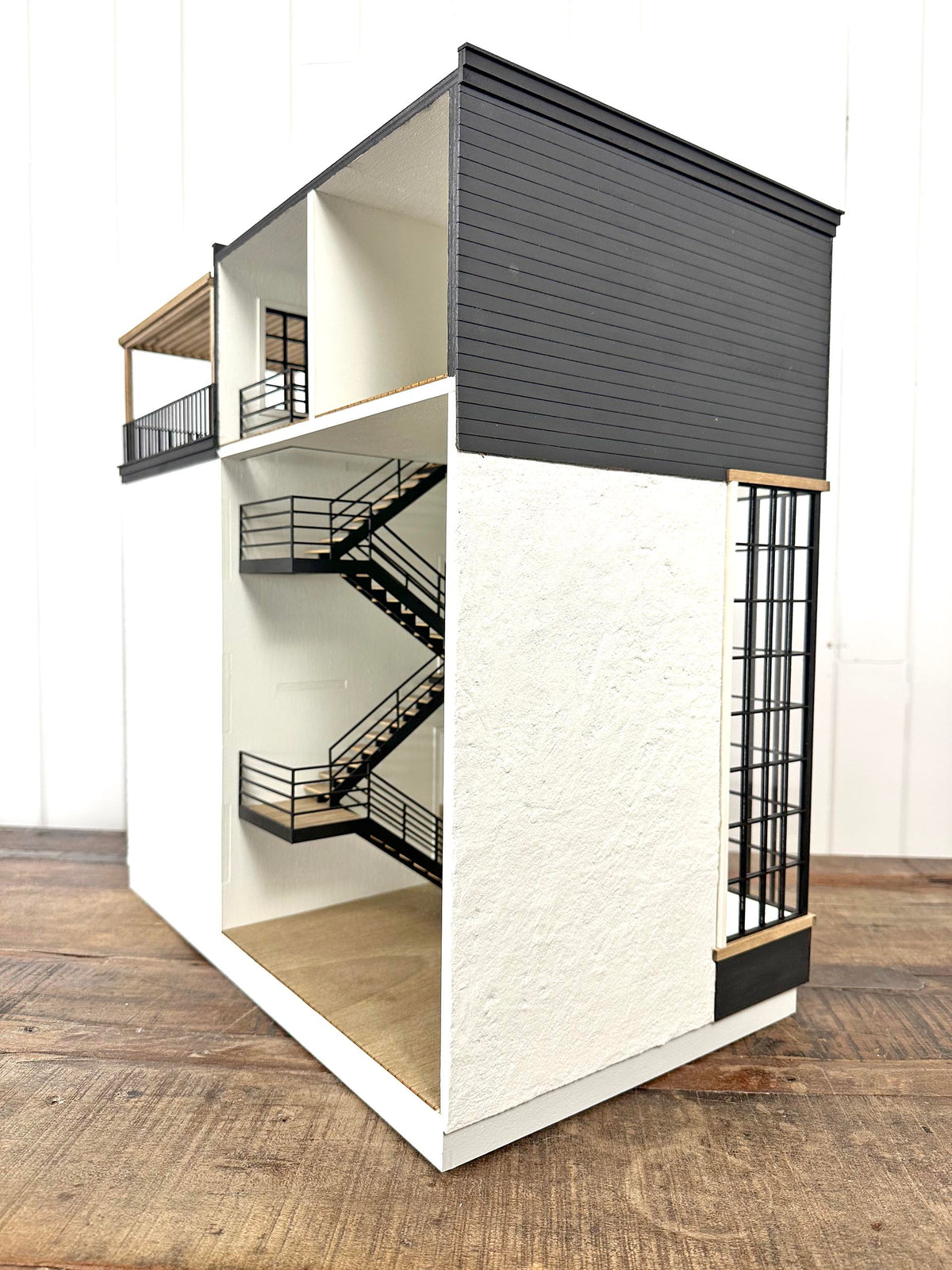 The Evanston: Modern Townhouse Kit in 1:24 Scale