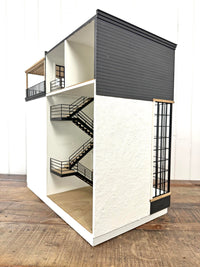 The Evanston: Modern Townhouse Kit in 1:24 Scale