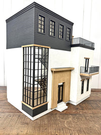 The Evanston: Modern Townhouse Kit in 1:24 Scale