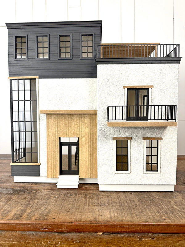 The Evanston: Modern Townhouse Kit in 1:24 Scale